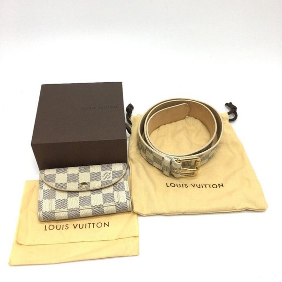 Louis Vuitton Damier Azur Pochette Solo Belt Bag Louis Vuitton